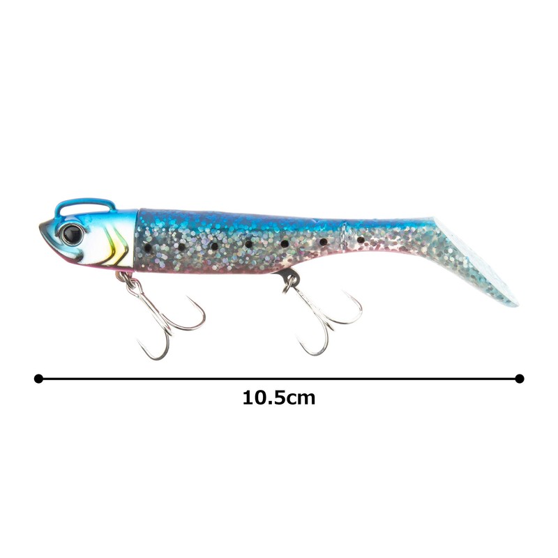 Major Craft HMO SET-21#2, Blue Pink Iwashi 21, Hamaoh Worm
