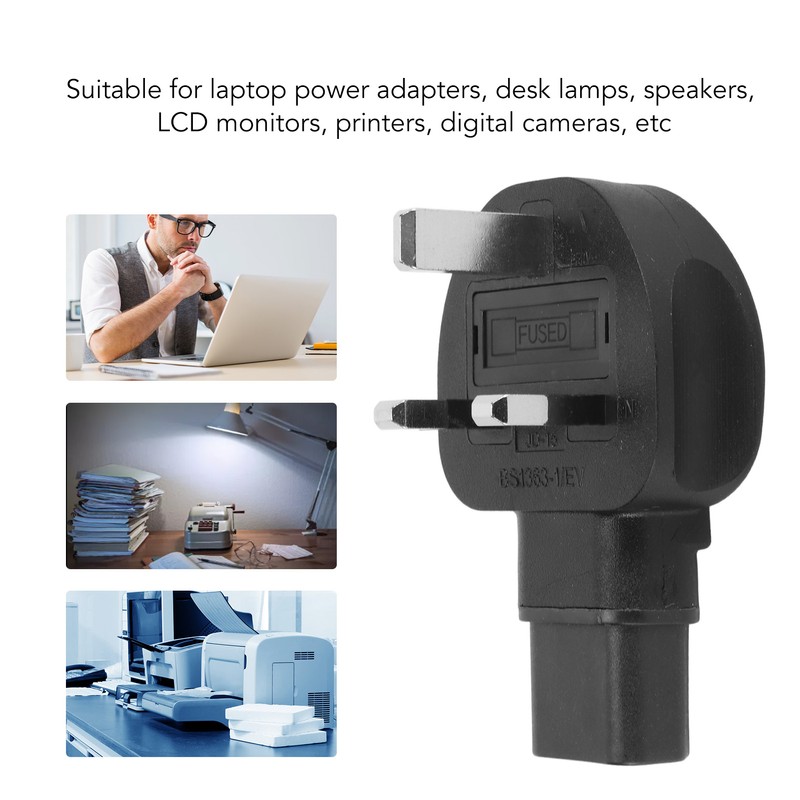 2Pcs to IEC320 C13 Power Adapter Power Cord Adapter Connector
