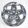 Brighter Design Set of 4 17" Push-on Chrome Hubcaps for
