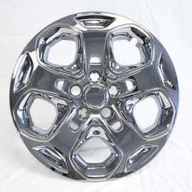 Brighter Design Set of 4 17" Push-on Chrome Hubcaps for Ford Fusion 2010-2012