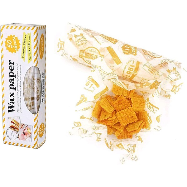 Wax Paper Food Picnic Paper - Greaseproof Disposable Paper for