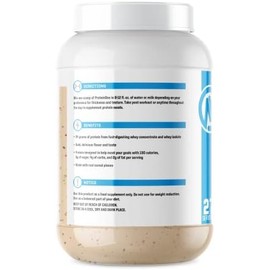 NutraOne ProteinOne Whey Protein Promueve la recuperación y desarrolla los músculos con un batido de proteínas en polvo para hombres y mujeres