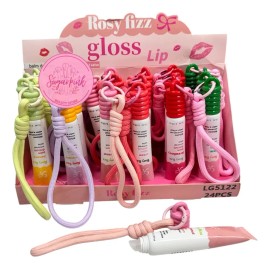 Lip Gloss Llavero Intercambiable Kawai Mayoreo 24 Pz