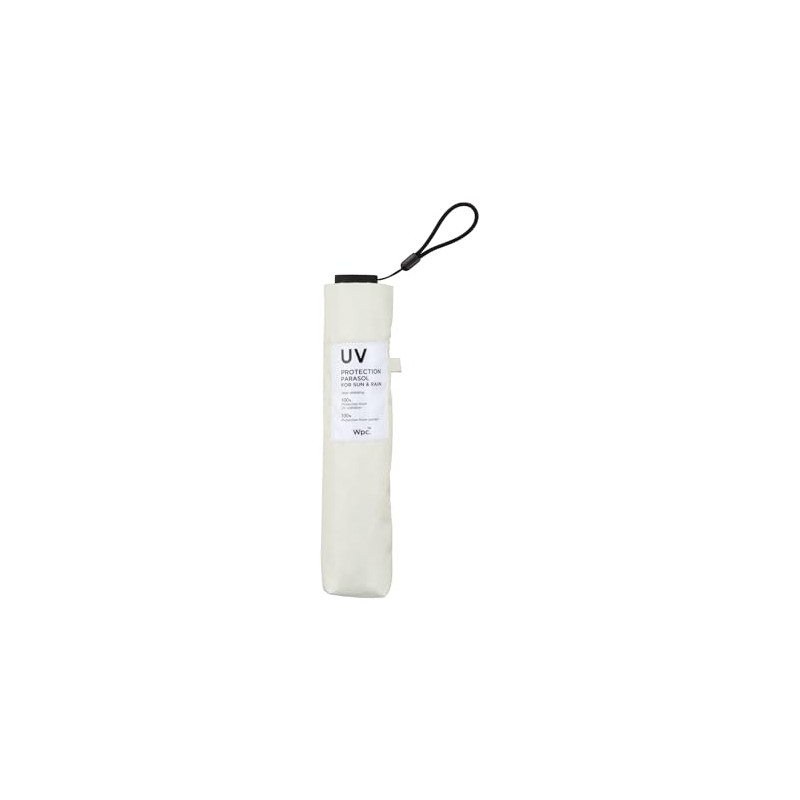 Wpc. Folding Umbrella, Basic Slim Parasol, Off-White《100% Light Blocking &
