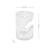 smartect Wall and Ceiling Pins for Textile Cables [Pack of