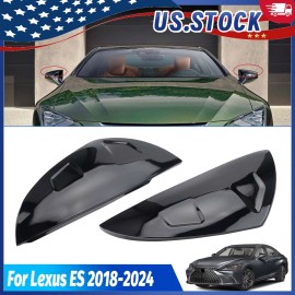 allnewstars3 2pcs M STYLE Mirror Cover Caps Replacement For LEXUS IS ES RC LS UX Gloss black