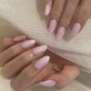 Baby Pink Press On Nails - Petite Oval Short Style