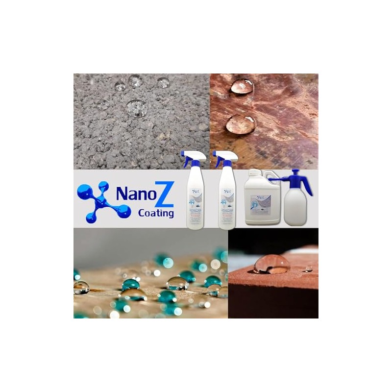 Nano Stone Sealer, Eco-Friendly Invisible Hydrophobic Water Repellent Coating for
