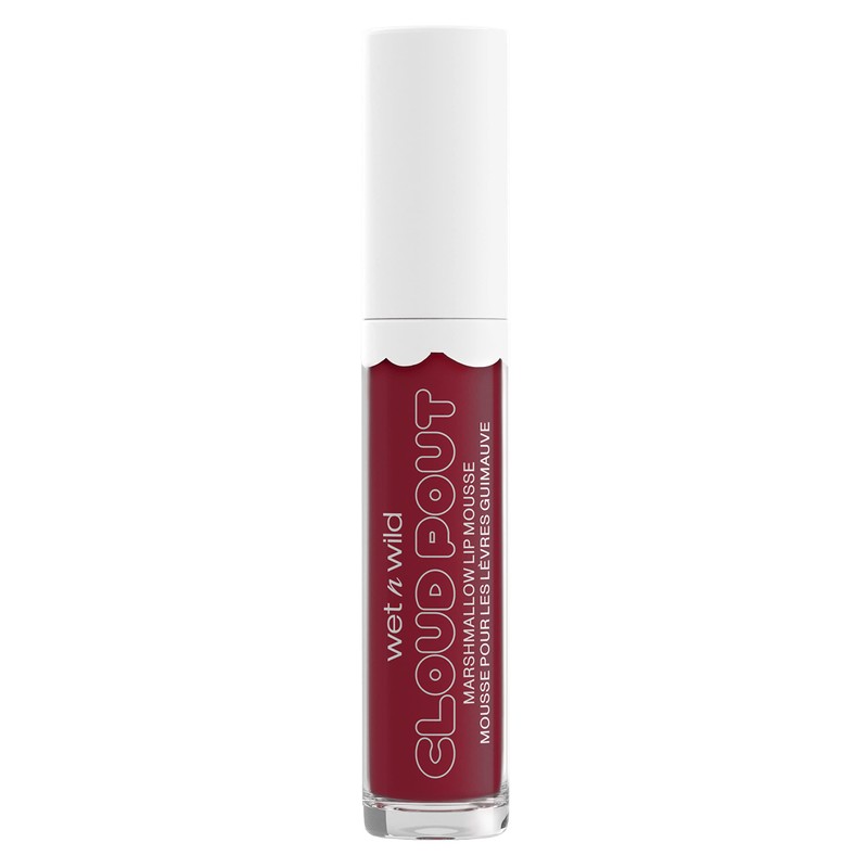 wet n wild Lip Cream Cloud Pout w/Marshmallow, Dark Red