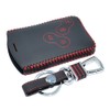 Happyit Car Genuine Leather Smart Key Cover Case for Renault