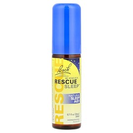 Bach RESCUE - Spray para dormir de 0.7 fl oz, ayuda natural para el sueño y el alivio del estrés, esencia floral homeopática, vegano, libre de melaton