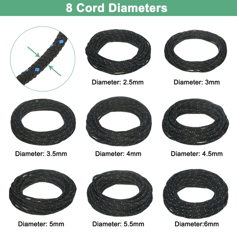 M METERXITY Recoil Starter Rope Pull Cord 5mm 50m Pull