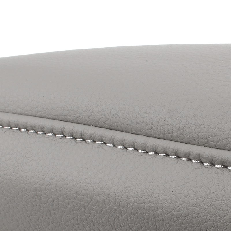 AUTOKAY 2Pcs Gray Leather Seat Armrest Cover Fit for Lexus