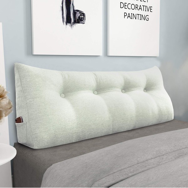 homecozy Wedge Headboard Pillow Dorm Room Reading Pillow Back Support