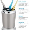 iDesign Stainless Steel Toothbrush Holder, The Preston Collection – 3"