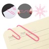 DANRONG Pink Binder Clips Paper Clips,380 PCS Assorted Sizes Paperclips