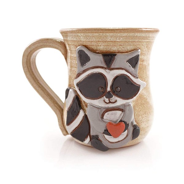 Modern Artisans Love Bandit Mug - American Made Stoneware Pottery