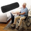 QWORK Wheelchair Armrest Cover (Pair) - Memory Foam Pads for