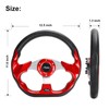 Roykaw Golf Cart Universal Steering Wheel Compatible with EZGO RXV