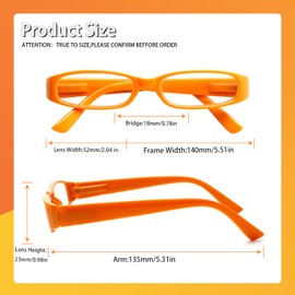 Kerecsen 4 Pack Ladies Reading Glasses Colorful Readers Spring Hinge Fashion Eyeglasses for Women (4 Pure color, 1.75, multiplier_x)