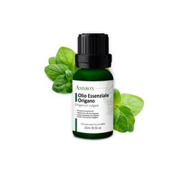 Ätherisches Oreganoöl 15 ml AMYRON | Origanum Vulgare | 100% natürlich und rein | Ideal für Aromatherapie und therapeutische Anwendung | Diffusor | Lebensmittelgeeignet | Ohne Gentechnik GMO-frei