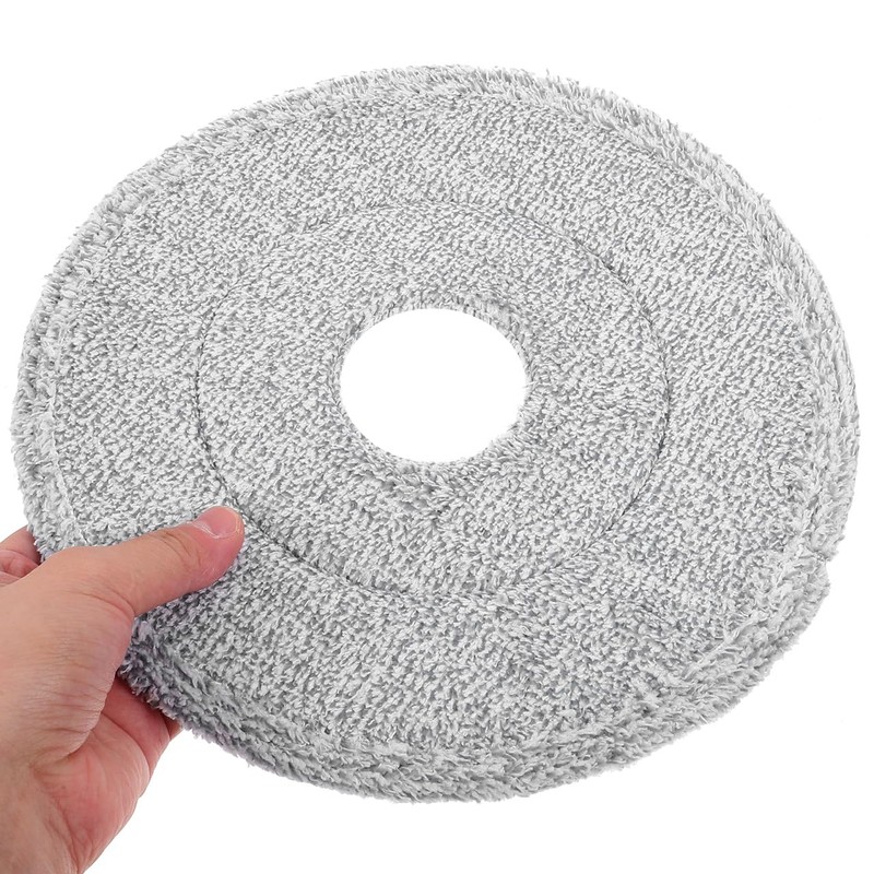 JECOMPRIS 3pcs Washable Mop Heads Replacement for Floor Cleaning Reusable