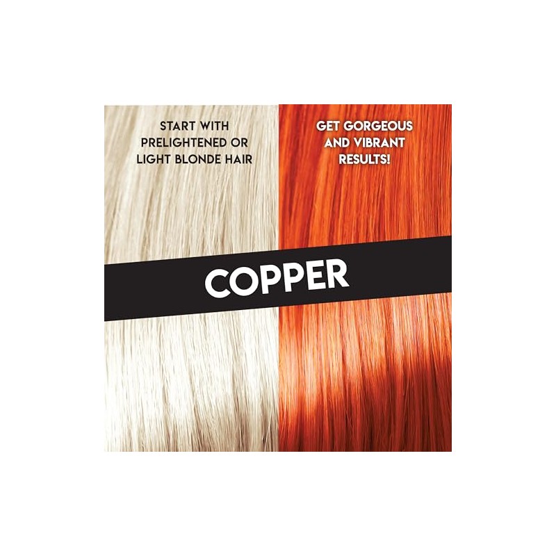Tinte semipermanente para el cabello Direct Vibes, cobre, tono vibrante