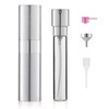LISAPACK 8ML Brushed Atomizer Perfume Spray Bottle for Travel, Empty