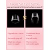 Quaferen Quaferen Clear Square Nail Tips, 504PCS 3XL Long No