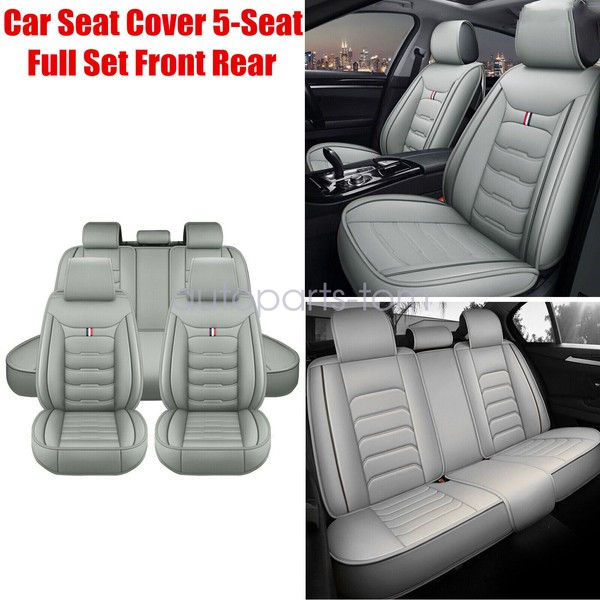 Toyota Front & Rear Car Leather Seat Cover Full Set