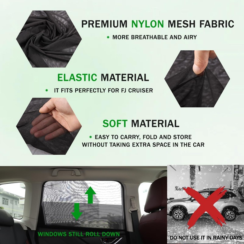 100% Protection from Bugs Compatible with Subaru Forester 2013-2024 Shade
