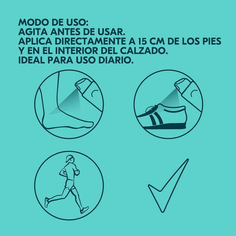 Desodorante para pies Rexona Efficient Antibacterial 153 ml