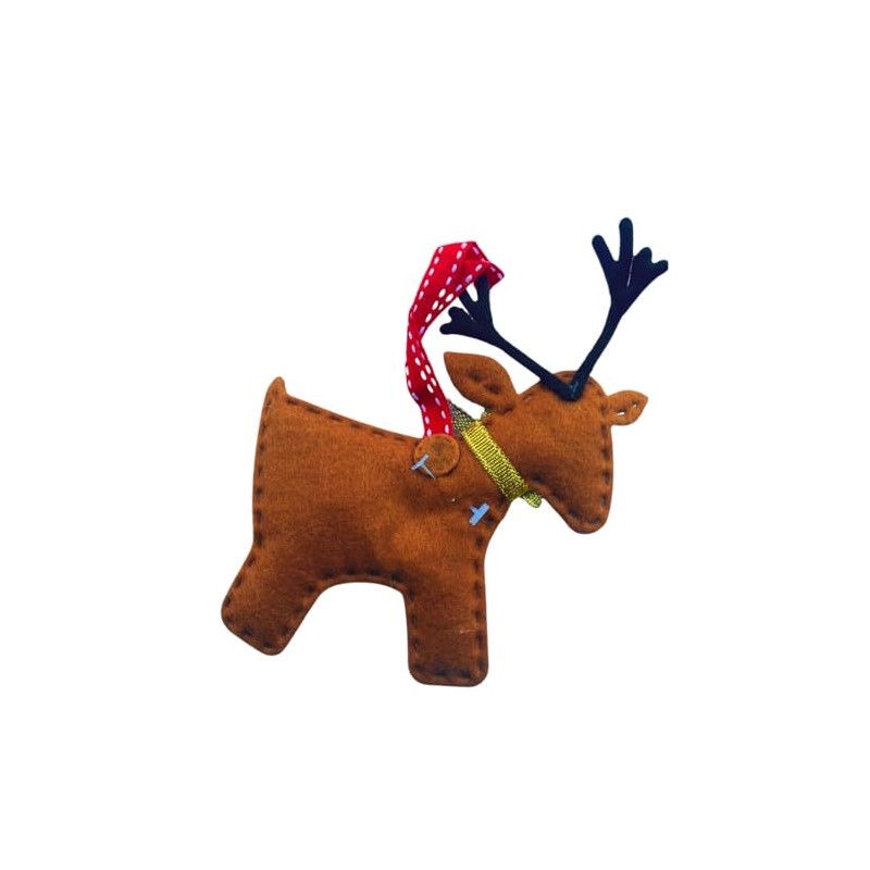 Rudolph the Red-Nosed Soft Felt Reindeer Hanging Ornament Christmas Rudolph