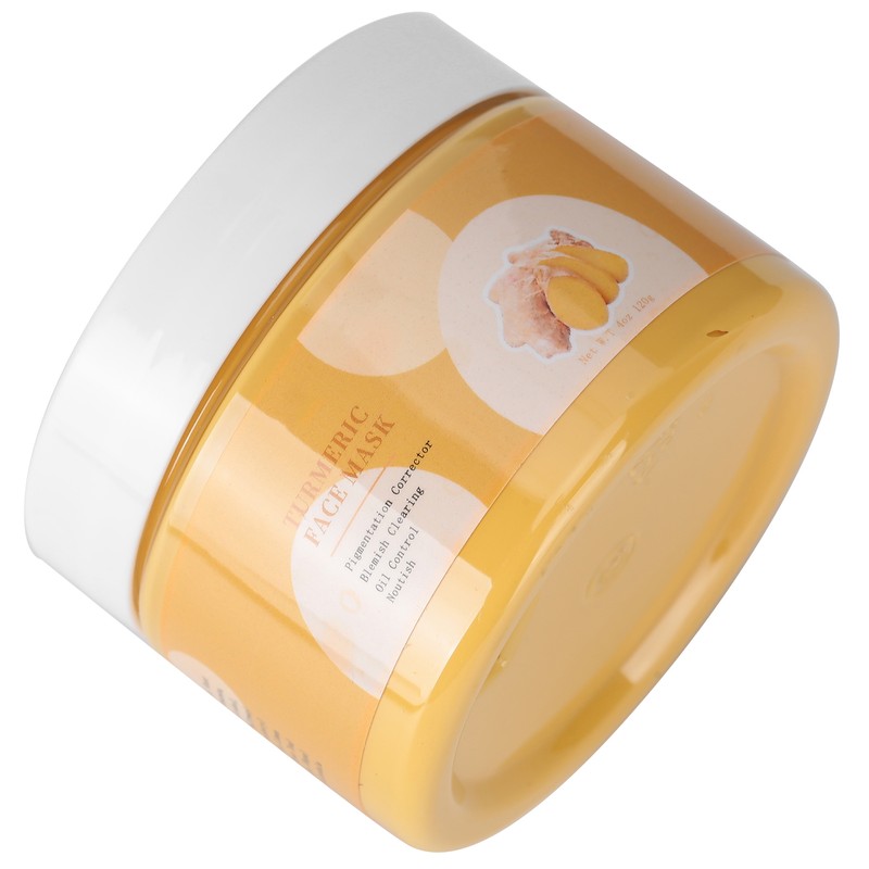 120g Turmeric Facial Mud Mask Improve Dullness Cleansing Moisturizing Mask