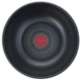 Tefal Ingenio Preference Wok Pan, 26 cm, Stackable, Stainless Steel, Safe Non-Stick Coating, Induction, Multipurpose, Space Saving, Temperature Display, L9737702