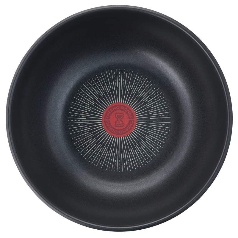 Tefal Ingenio Preference Wok Pan, 26 cm, Stackable, Stainless Steel,