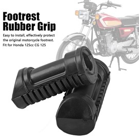 Tbest Agarre de Goma para Reposapi?¡ì|s, Estriberas Delanteras para Motocicleta, Reposapi?¡ì|s de Placa, Almohadilla de Goma, Cubierta de Agarre, Reposapi?¡ì|s de Agarre de Goma
