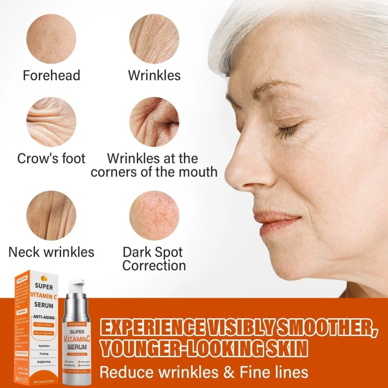 +ONE Vitamin C Serum for Face Wrinkle & Age Spots