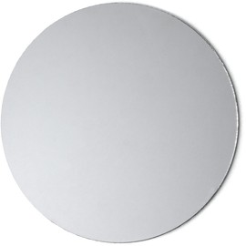 Cousin DIY Round Glass Mirror, 7 inch Diameter, Silver