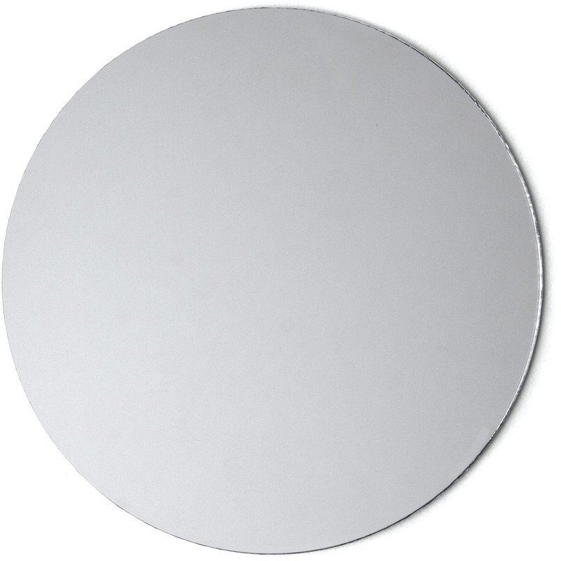 Cousin DIY Round Glass Mirror, 7 inch Diameter, Silver