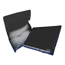 MAE Archifuelle De Plástico Mae Tamaño Carta  12 Divisiones