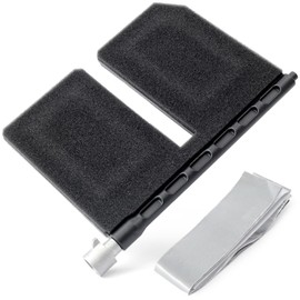 Dusledel 5073955AA Heater Blend Door Repair Kit Compatible with Dodge Ram 1500 2500 3500 2002-2006 Replaces 902-322 5086718AA 5086718AB, Upper Main Heater HVAC Blend Door Repair