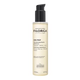 Filorga Skin-Prep Cleansing Oil Makeup Remover with Omega-6 Fatty Acids and Papain Enzymes to Remove Makeup and Deeply Cleanse Skin, 5.07 fl. oz.