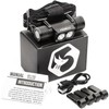 Foxelli Ultra Bright Rechargeable Headlamp – 18650 Battery, IPX7 Waterproof,