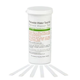 SimplexHealth Peroxide Water Test Strips 0-5000 ppm (50 Strips)