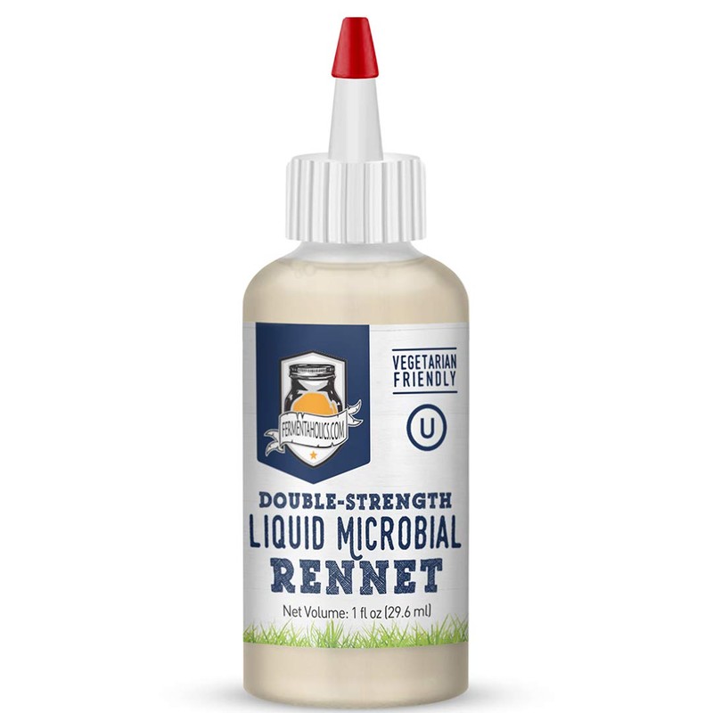 Liquid Microbial Rennet For Cheese Making, Vegetarian Milk Coagulant -