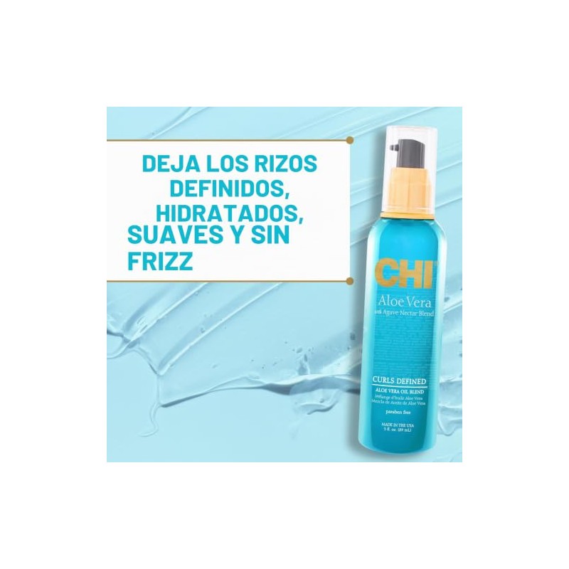 CHI Aceite de aloe vera – libre de sulfato, parabenos