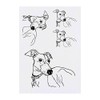 4 x 'Italian Greyhound Dog' Temporary Tattoos - Water Resistant,