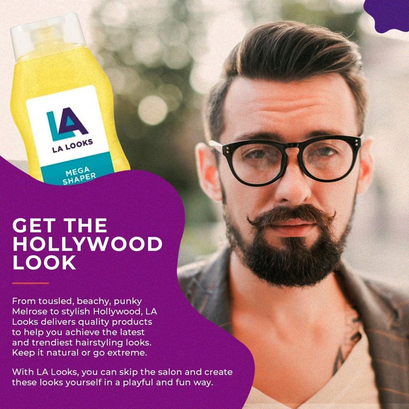 L.A. LOOKS Styling Gel Mega Mega Hold, 20 oz