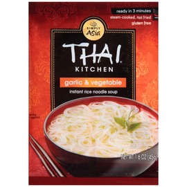 Thai Kitchen Instant Rice Noodle Soup, Garlic and Vegetables, 1.6-Ounce Unit (Pack of 12)